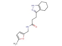 N-[(5-methyl-2-furyl)methyl]-3-(4,5,6,7-tetrahydro-1H-indazol-3-yl)propanamide