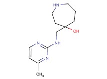 4-{[(4-methyl-2-pyrimidinyl)amino]methyl}-4-azepanol