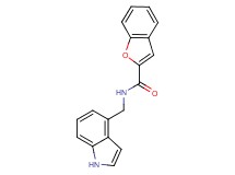N-(1H-indol-4-ylmethyl)-1-benzofuran-2-carboxamide