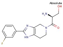 (2S)-2-amino-3-[2-(3-fluorophenyl)-1,4,6,7-tetrahydro-5H-imidazo[4,5-c]pyridin-5-yl]-3-oxo-1-propanol dihydrochloride