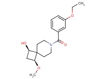 (1R*,3S*)-7-(3-ethoxybenzoyl)-3-methoxy-7-azaspiro[3.5]nonan-1-ol
