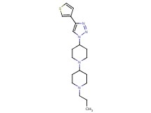 1'-propyl-4-[4-(3-thienyl)-1H-1,2,3-triazol-1-yl]-1,4'-bipiperidine
