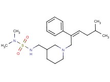 N,N-dimethyl-N'-({1-[(2Z)-5-methyl-2-phenylhex-2-en-1-yl]piperidin-3-yl}methyl)sulfamide
