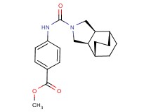 methyl 4-{[(1R*,2R*,6S*,7S*)-4-azatricyclo[5.2.2.0~2,6~]undec-4-ylcarbonyl]amino}benzoate