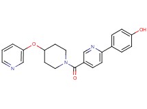 4-(5-{[4-(pyridin-3-yloxy)piperidin-1-yl]carbonyl}pyridin-2-yl)phenol