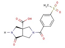 (3aR*,6aS*)-5-[4-(methylsulfonyl)benzoyl]-1-oxohexahydropyrrolo[3,4-c]pyrrole-3a(1H)-carboxylic acid