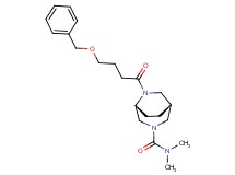 (1R*,5R*)-6-[4-(benzyloxy)butanoyl]-N,N-dimethyl-3,6-diazabicyclo[3.2.2]nonane-3-carboxamide