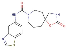 N-1,3-benzothiazol-5-yl-2-oxo-1-oxa-3,8-diazaspiro[4.6]undecane-8-carboxamide