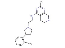 2-methyl-N-{2-[3-(2-methylphenyl)pyrrolidin-1-yl]ethyl}-5,6,7,8-tetrahydropyrido[3,4-d]pyrimidin-4-amine