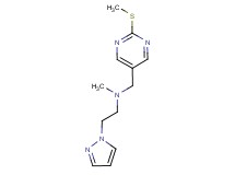 N-methyl-N-{[2-(methylthio)pyrimidin-5-yl]methyl}-2-(1H-pyrazol-1-yl)ethanamine