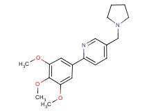 5-(pyrrolidin-1-ylmethyl)-2-(3,4,5-trimethoxyphenyl)pyridine formate
