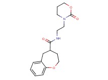 N-[2-(2-oxo-1,3-oxazinan-3-yl)ethyl]-2,3,4,5-tetrahydro-1-benzoxepine-4-carboxamide
