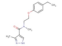 N-[2-(4-ethylphenoxy)ethyl]-N,3-dimethyl-1H-pyrazole-4-carboxamide