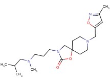 3-{3-[isobutyl(methyl)amino]propyl}-8-[(3-methylisoxazol-5-yl)methyl]-1-oxa-3,8-diazaspiro[4.5]decan-2-one