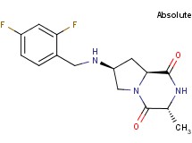 (3R,7S,8aS)-7-[(2,4-difluorobenzyl)amino]-3-methylhexahydropyrrolo[1,2-a]pyrazine-1,4-dione