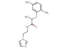 2-(2,5-dimethylphenoxy)-N-[2-(1H-imidazol-1-yl)ethyl]propanamide