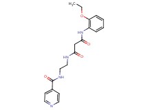 N-(2-ethoxyphenyl)-N'-[2-(isonicotinoylamino)ethyl]malonamide