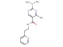 2-(dimethylamino)-4-methyl-N-(2-pyridin-2-ylethyl)pyrimidine-5-carboxamide