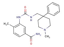 4-methyl-3-[({[(1-methyl-4-phenylpiperidin-4-yl)methyl]amino}carbonyl)amino]benzamide
