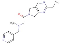 2-(2-ethyl-5,7-dihydro-6H-pyrrolo[3,4-d]pyrimidin-6-yl)-N-methyl-2-oxo-N-(pyridin-4-ylmethyl)ethanamine