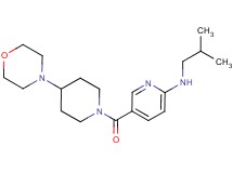 N-isobutyl-5-[(4-morpholin-4-ylpiperidin-1-yl)carbonyl]pyridin-2-amine