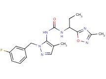 N-[1-(3-fluorobenzyl)-4-methyl-1H-pyrazol-5-yl]-N'-[1-(3-methyl-1,2,4-oxadiazol-5-yl)propyl]urea