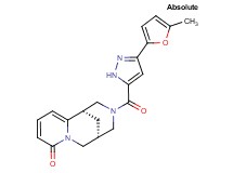 (1S,5R)-3-{[3-(5-methyl-2-furyl)-1H-pyrazol-5-yl]carbonyl}-1,2,3,4,5,6-hexahydro-8H-1,5-methanopyrido[1,2-a][1,5]diazocin-8-one