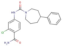 N-[4-(aminocarbonyl)-3-chlorophenyl]-4-phenylazepane-1-carboxamide