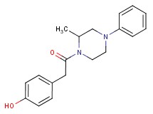 4-[2-(2-methyl-4-phenylpiperazin-1-yl)-2-oxoethyl]phenol
