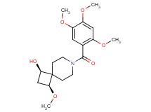 (1R*,3S*)-3-methoxy-7-(2,4,5-trimethoxybenzoyl)-7-azaspiro[3.5]nonan-1-ol
