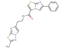 N-[2-(2-methylimidazo[2,1-b][1,3,4]thiadiazol-6-yl)ethyl]-6-phenylimidazo[2,1-b][1,3]thiazole-3-carboxamide