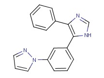 1-[3-(4-phenyl-1H-imidazol-5-yl)phenyl]-1H-pyrazole