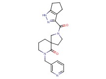 7-(3-pyridinylmethyl)-2-(1,4,5,6-tetrahydrocyclopenta[c]pyrazol-3-ylcarbonyl)-2,7-diazaspiro[4.5]decan-6-one