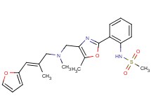 N-[2-(4-{[[(2E)-3-(2-furyl)-2-methyl-2-propen-1-yl](methyl)amino]methyl}-5-methyl-1,3-oxazol-2-yl)phenyl]methanesulfonamide