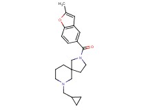 7-(cyclopropylmethyl)-2-[(2-methyl-1-benzofuran-5-yl)carbonyl]-2,7-diazaspiro[4.5]decane