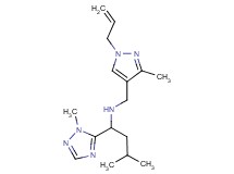 N-[(1-allyl-3-methyl-1H-pyrazol-4-yl)methyl]-3-methyl-1-(1-methyl-1H-1,2,4-triazol-5-yl)butan-1-amine