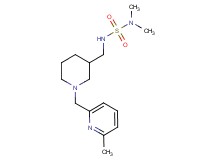 N,N-dimethyl-N'-({1-[(6-methyl-2-pyridinyl)methyl]-3-piperidinyl}methyl)sulfamide