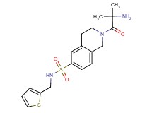 2-(2-methylalanyl)-N-(2-thienylmethyl)-1,2,3,4-tetrahydroisoquinoline-6-sulfonamide