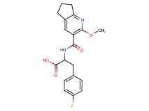 4-fluoro-N-[(2-methoxy-6,7-dihydro-5H-cyclopenta[b]pyridin-3-yl)carbonyl]phenylalanine