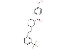 {4-[(3-{2-[3-(trifluoromethyl)phenyl]ethyl}-1-piperidinyl)carbonyl]phenyl}methanol