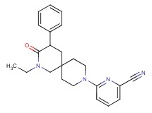 6-(2-ethyl-3-oxo-4-phenyl-2,9-diazaspiro[5.5]undec-9-yl)-2-pyridinecarbonitrile