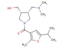 [(3R*,4R*)-4-[(dimethylamino)methyl]-1-(5-isopropyl-2-methyl-3-furoyl)-3-pyrrolidinyl]methanol
