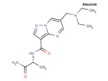 N-[(1R)-2-amino-1-methyl-2-oxoethyl]-6-[(diethylamino)methyl]pyrazolo[1,5-a]pyrimidine-3-carboxamide