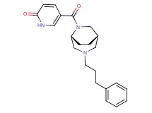 5-{[(1S*,5R*)-3-(3-phenylpropyl)-3,6-diazabicyclo[3.2.2]non-6-yl]carbonyl}pyridin-2(1H)-one