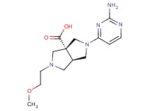 (3aR*,6aR*)-2-(2-aminopyrimidin-4-yl)-5-(2-methoxyethyl)hexahydropyrrolo[3,4-c]pyrrole-3a(1H)-carboxylic acid