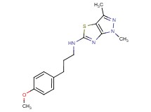 N-[3-(4-methoxyphenyl)propyl]-1,3-dimethyl-1H-pyrazolo[3,4-d][1,3]thiazol-5-amine