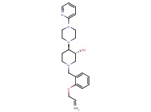 (3R*,4R*)-1-[2-(allyloxy)benzyl]-4-[4-(2-pyridinyl)-1-piperazinyl]-3-piperidinol