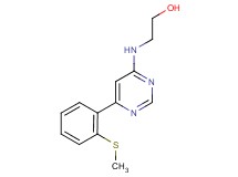 2-({6-[2-(methylthio)phenyl]pyrimidin-4-yl}amino)ethanol