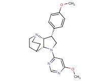 (3R*,3aR*,7aR*)-3-(4-methoxyphenyl)-1-(6-methoxypyrimidin-4-yl)octahydro-4,7-ethanopyrrolo[3,2-b]pyridine