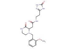 2-[1-(2-methoxybenzyl)-3-oxo-2-piperazinyl]-N-[2-(5-oxo-4,5-dihydro-1H-1,2,4-triazol-3-yl)ethyl]acetamide